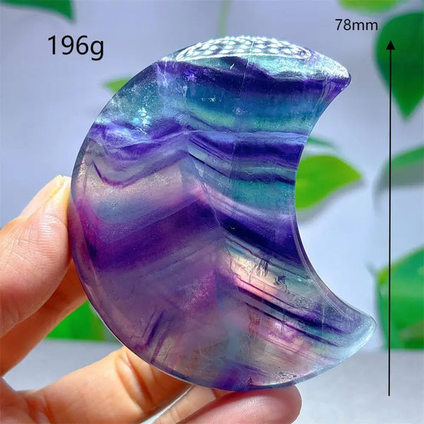 Rainbow Fluorite Moon-ToShay.org