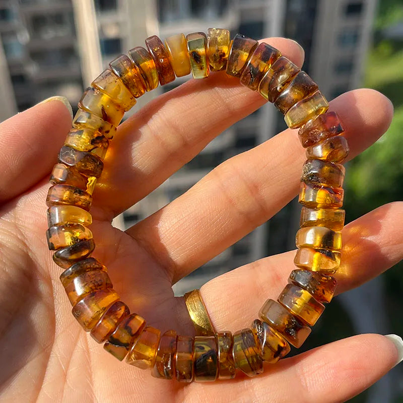 Yellow Amber Bracelet-ToShay.org