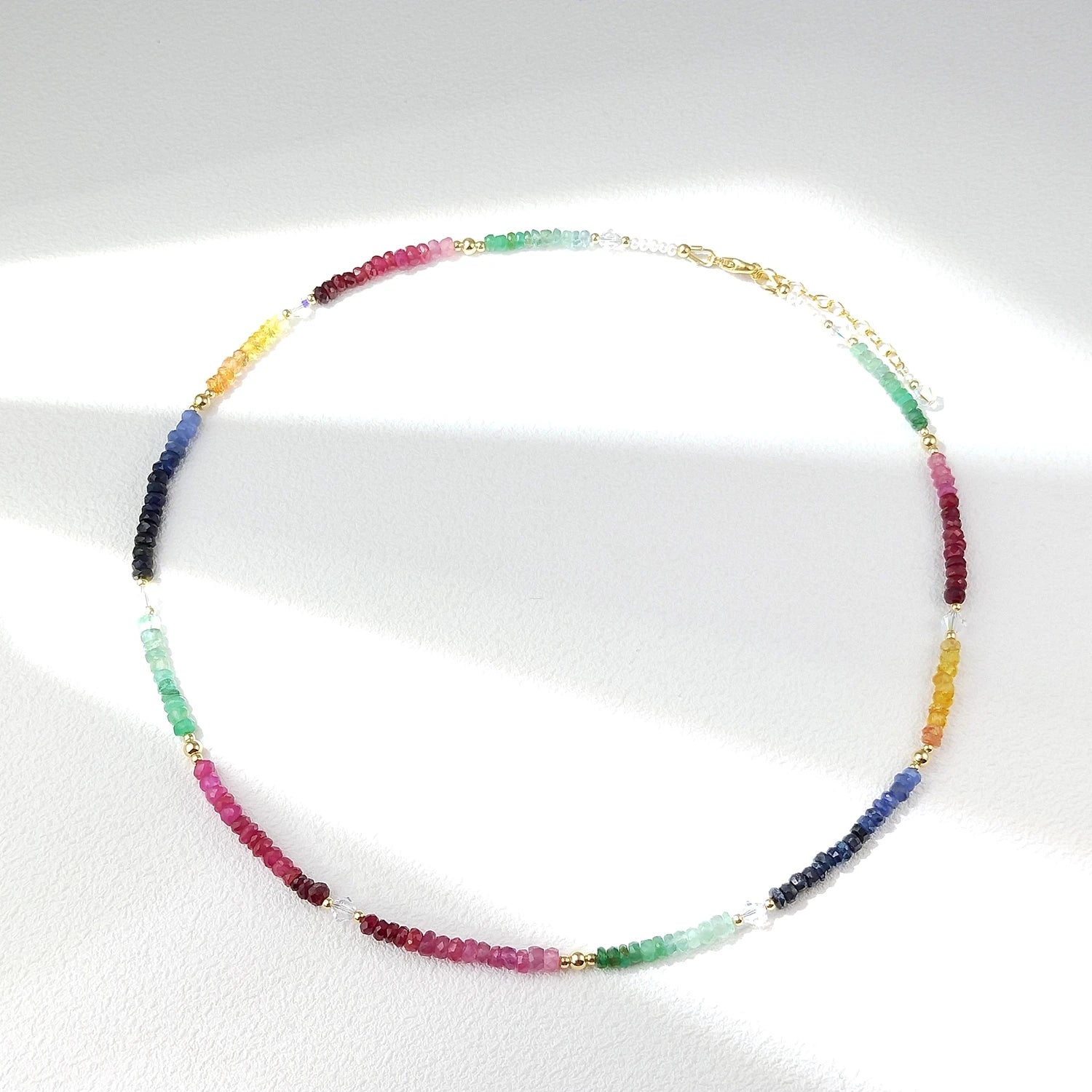 Rainbow Crystal Necklace-ToShay.org