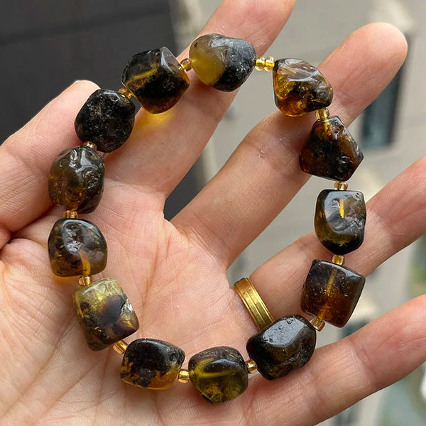 Yellow Amber Bracelet-ToShay.org