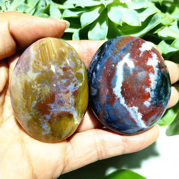 Ocean Jasper Palm Stone-ToShay.org