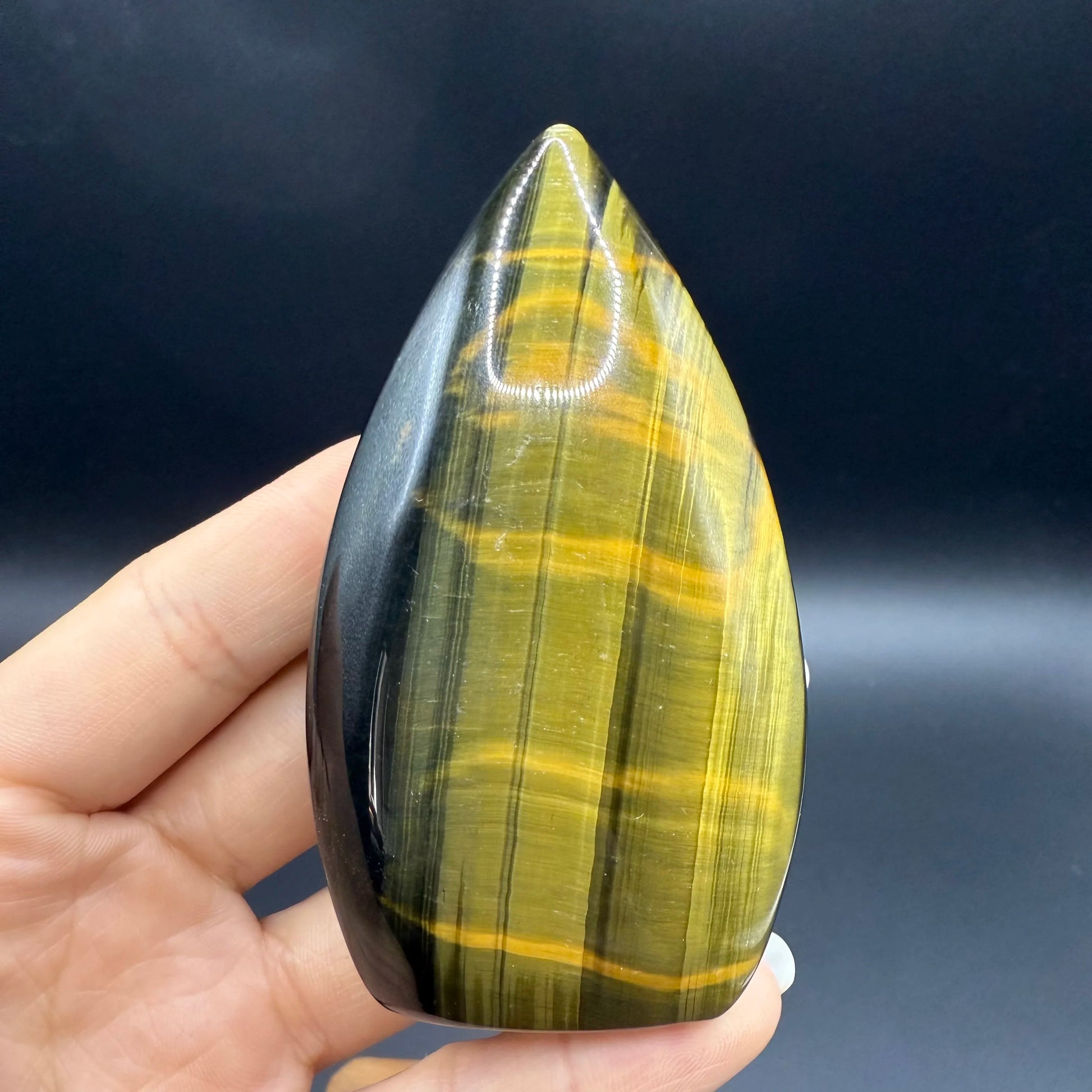 Blue Tiger Eye Stone Torch-ToShay.org