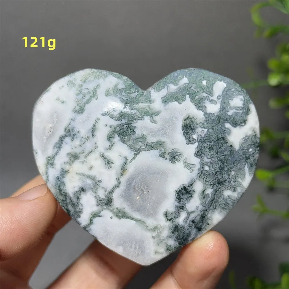 Green Moss Agate Heart-ToShay.org