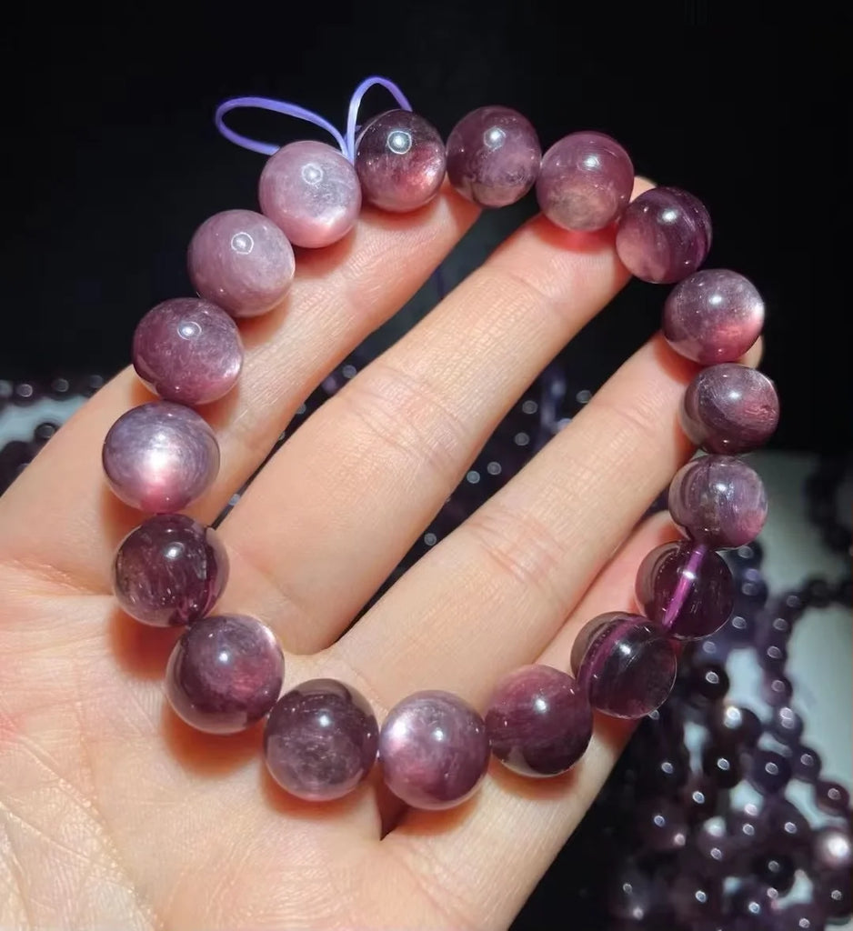 Purple Lepidolite Bracelet-ToShay.org