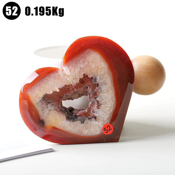 Orange Carnelian Heart-ToShay.org