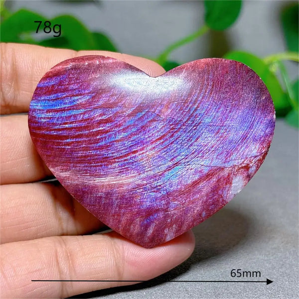 Red Moonstone Heart-ToShay.org