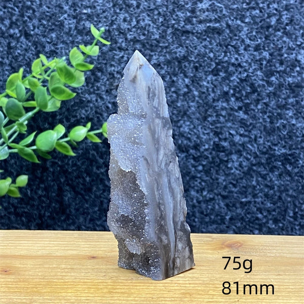 Purple Sphalerite Geode Tower-ToShay.org