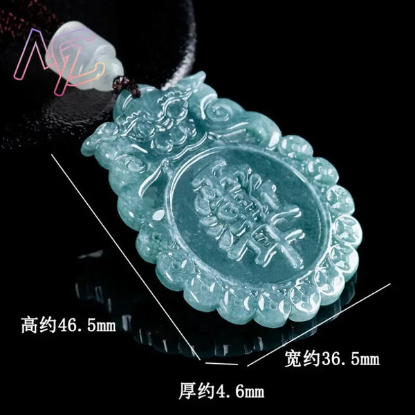 Blue Jade Tai Chi Pendant-ToShay.org