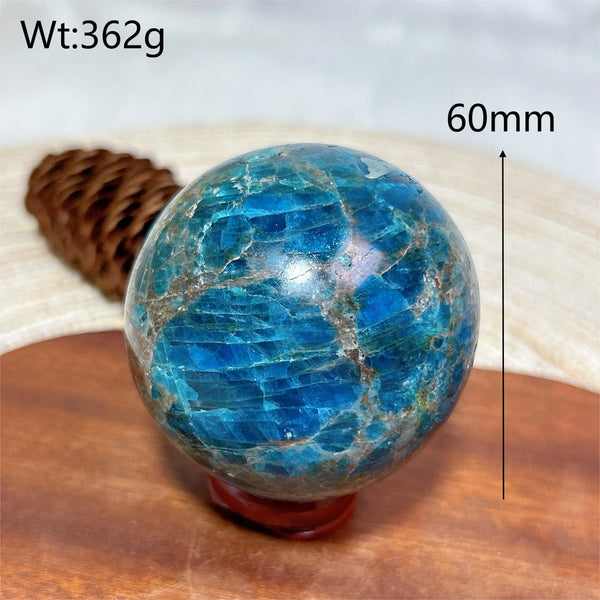 Blue Apatite Ball-ToShay.org