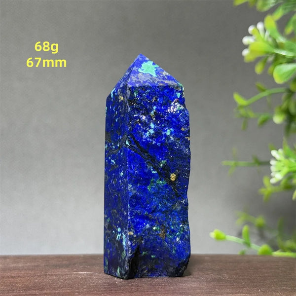 Blue Azurite Wand-ToShay.org