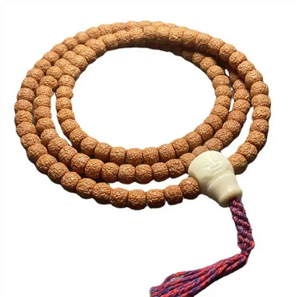 Brown Rudraksha Bodhi Mala-ToShay.org