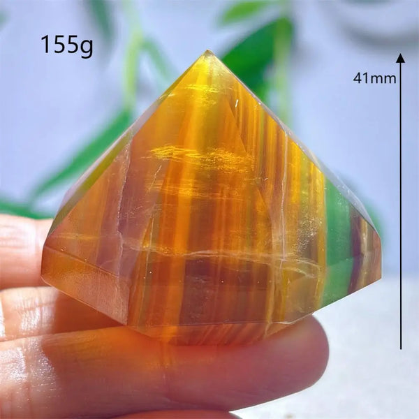 Rainbow Fluorite Diamond-ToShay.org