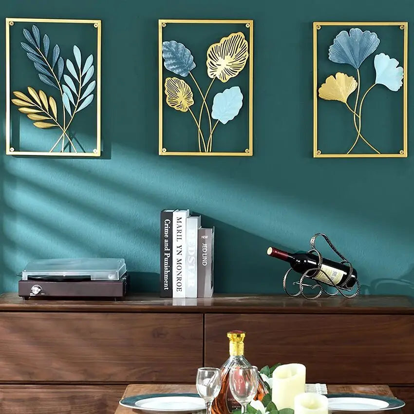 Wrought Iron Leaf Wall Art-ToShay.org