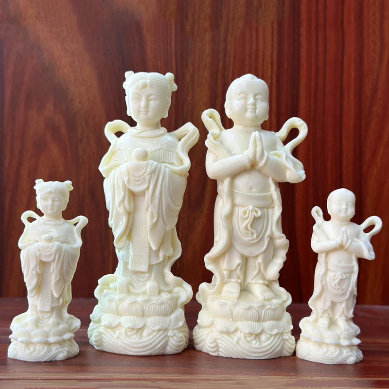 White Boy Girl Statues-ToShay.org