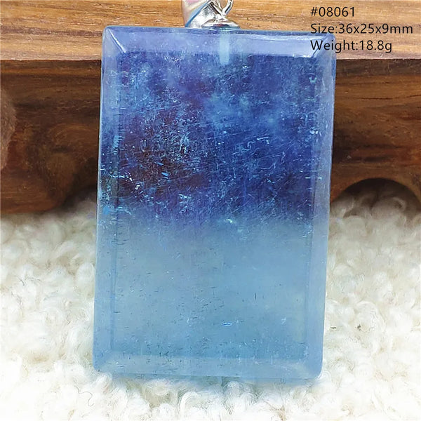 Blue Aquamarine Pendant-ToShay.org