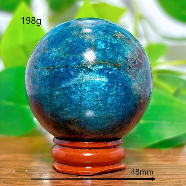 Blue Apatite Ball-ToShay.org