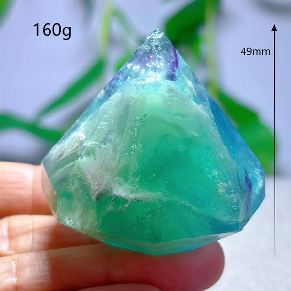 Rainbow Fluorite Diamond-ToShay.org