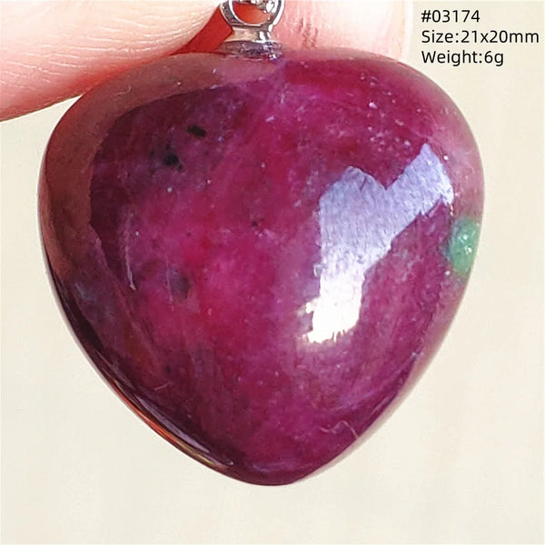 Red Ruby Zoisite Pendant-ToShay.org