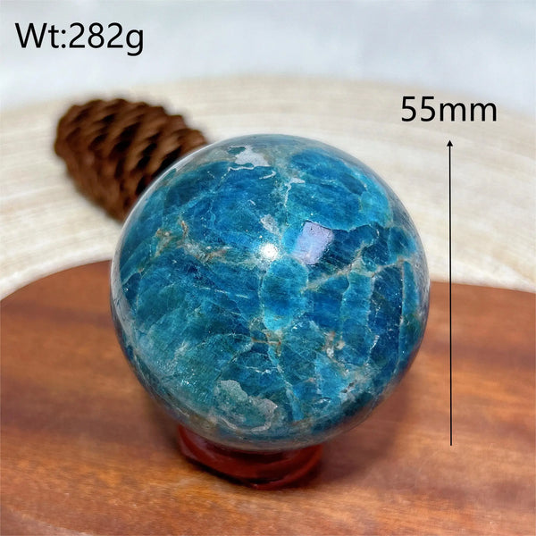 Blue Apatite Ball-ToShay.org
