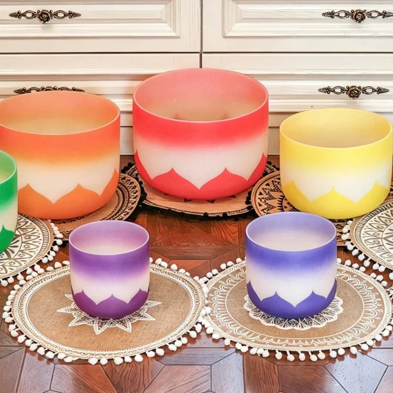 Frosted Crystal Singing Bowls-ToShay.org