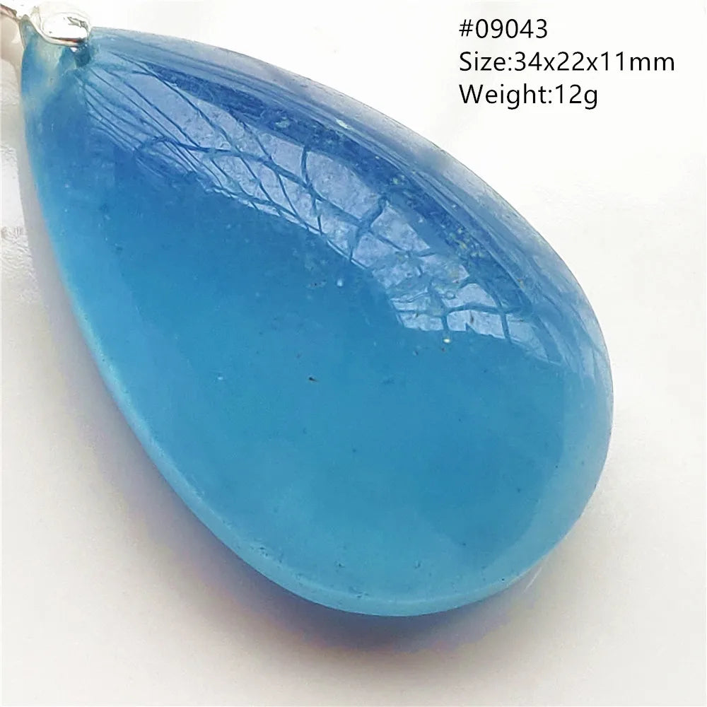 Blue Aquamarine Pendant-ToShay.org