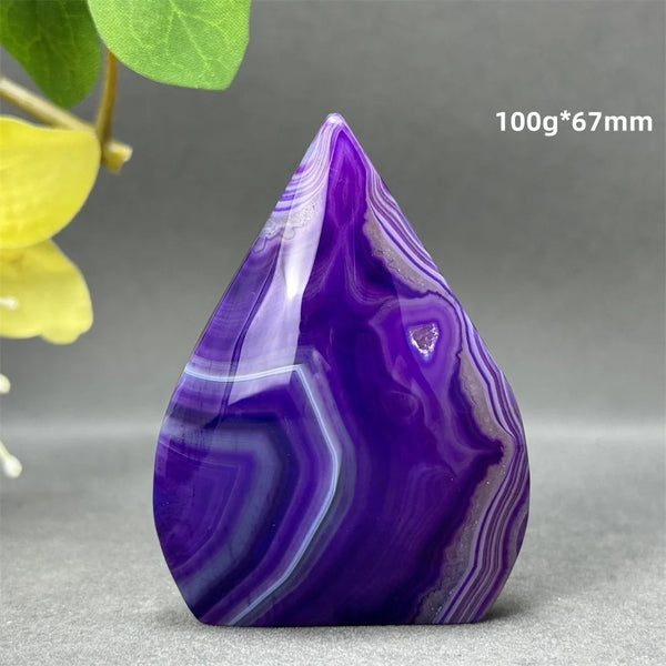 Purple Agate Torch-ToShay.org