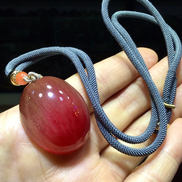 Red Rutilated Quartz Pendant-ToShay.org