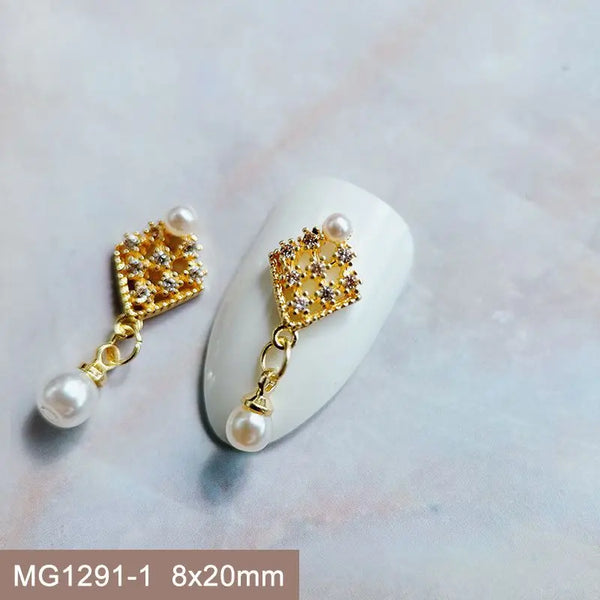 Mixed Gold Crystal Charms-ToShay.org