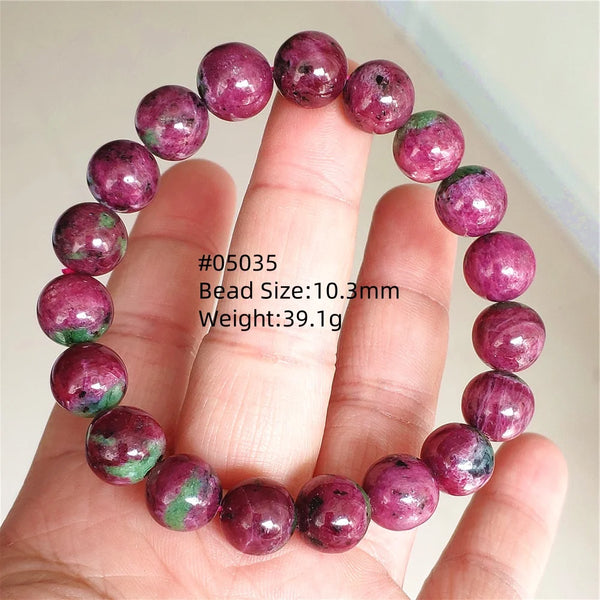 Red Ruby Zoisite Bracelet-ToShay.org