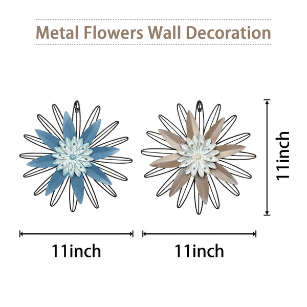 Iron Flower Wall Art-ToShay.org