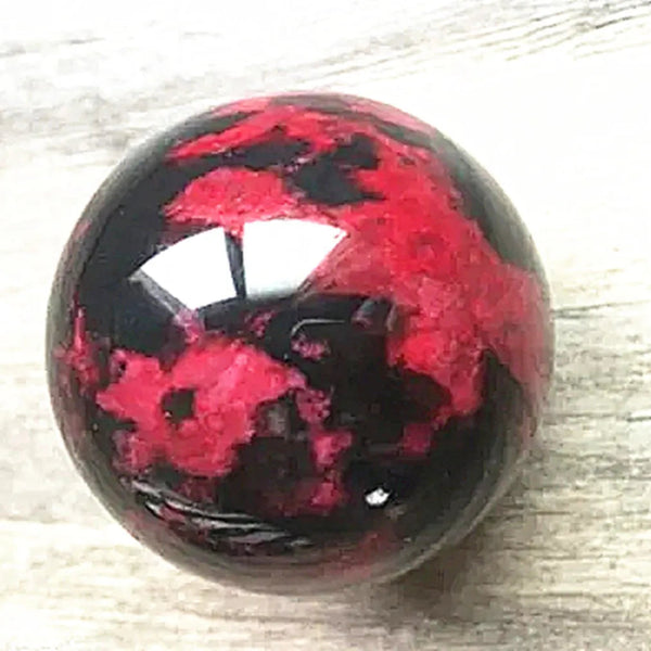 Pink Peach Blossom Jade Ball-ToShay.org