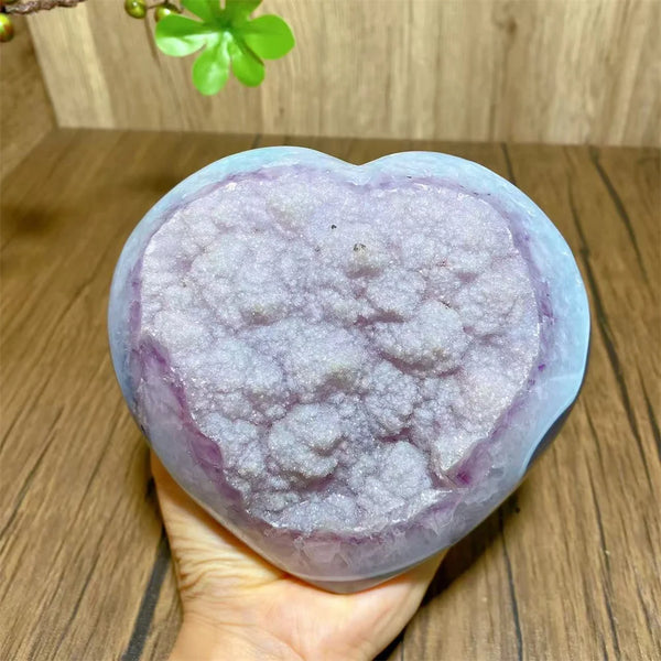 Pink Amethyst Cluster Geode-ToShay.org