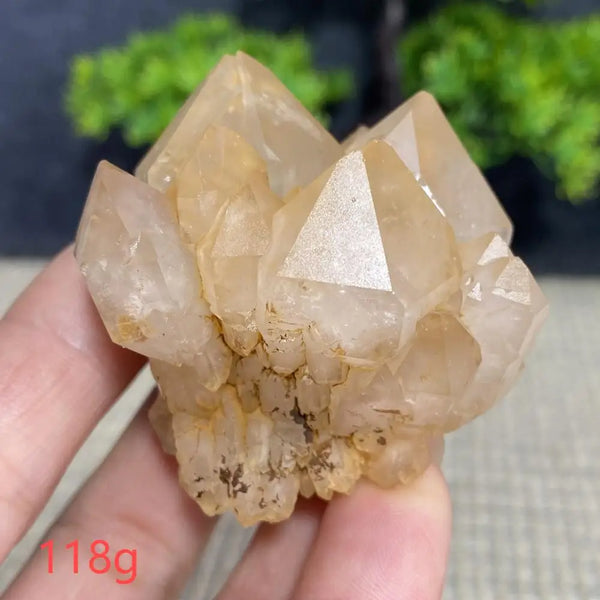 White Quartz Crystal Cluster-ToShay.org