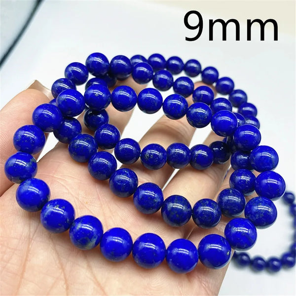 Blue Lapis Lazuli Bead Bracelet-ToShay.org