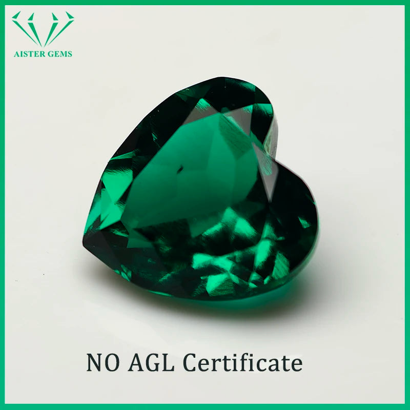 Green Emerald Diamond Heart-ToShay.org