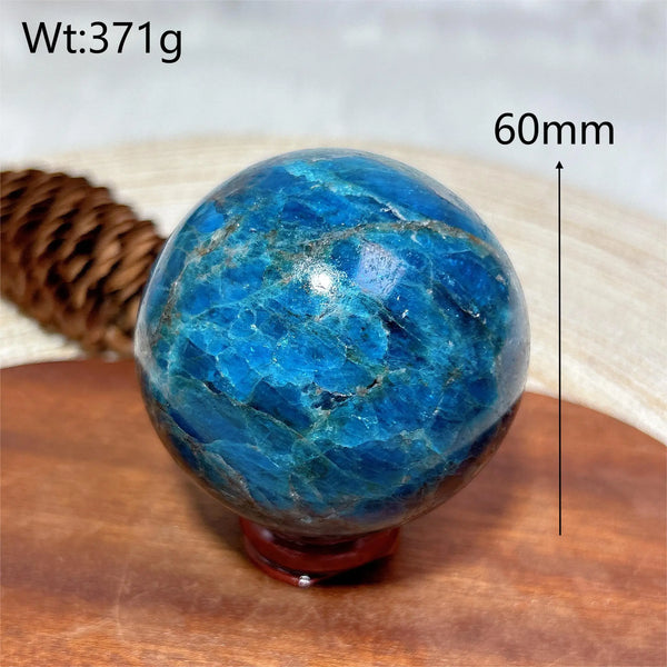 Blue Apatite Ball-ToShay.org