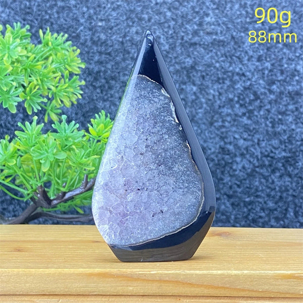 Black Silk Agate Torch-ToShay.org