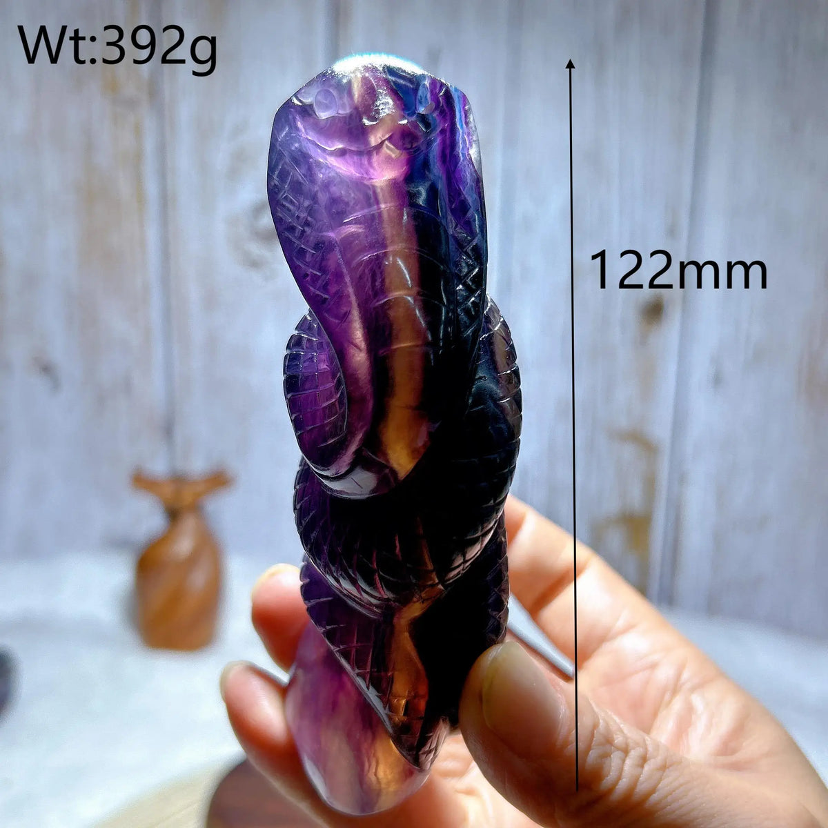 Rainbow Fluorite Snake-ToShay.org