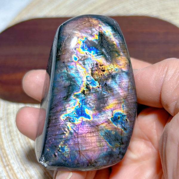 Purple Labradorite Flash Stone-ToShay.org
