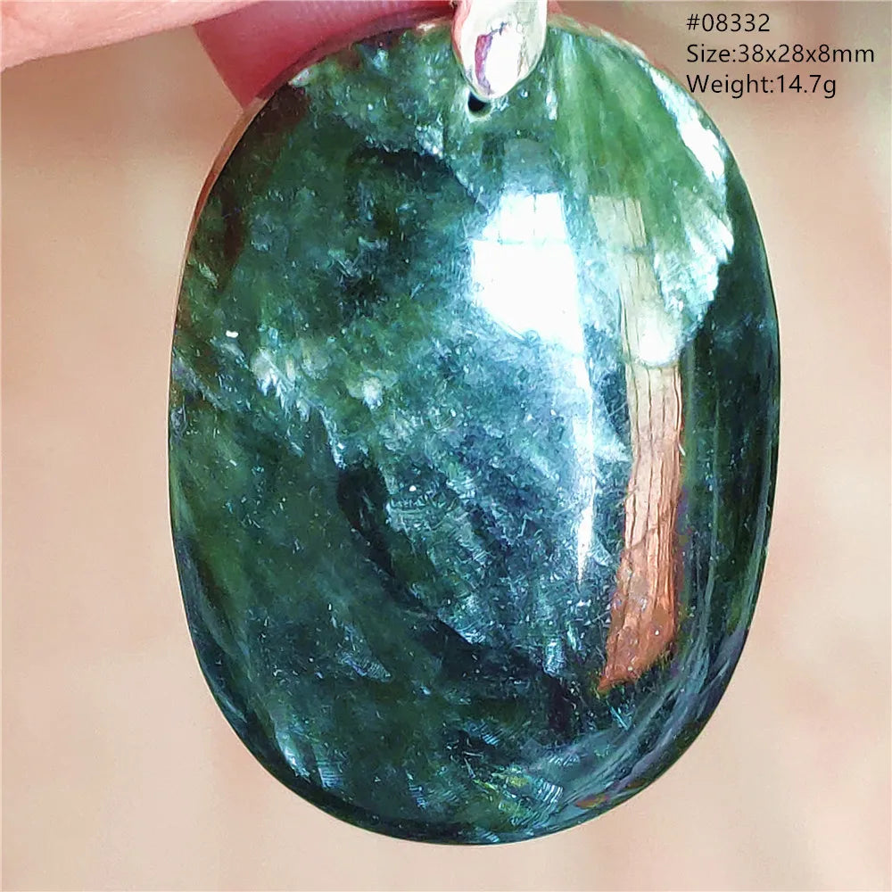 Green Seraphinite Pendant-ToShay.org