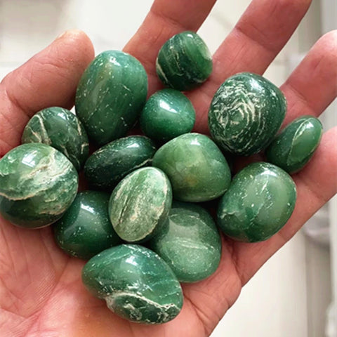 Green Emerald Tumbled Stones-ToShay.org