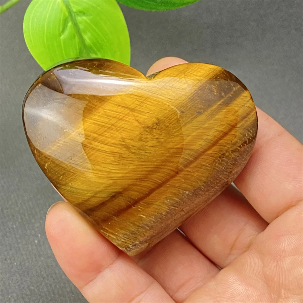 Yellow Tiger Eye Heart-ToShay.org