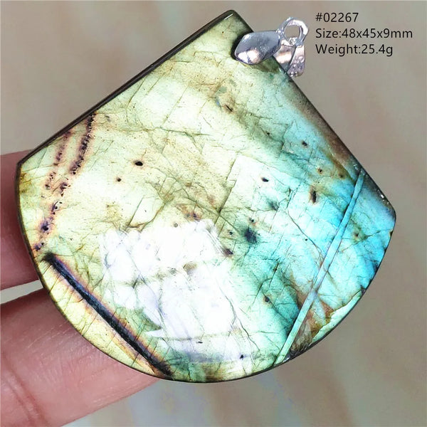 Blue Light Labradorite Pendant-ToShay.org