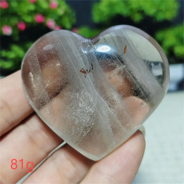 Clear Crystal Heart-ToShay.org