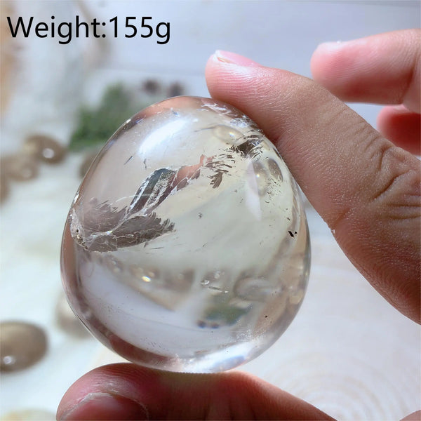 Smokey Quartz Palm Stones-ToShay.org