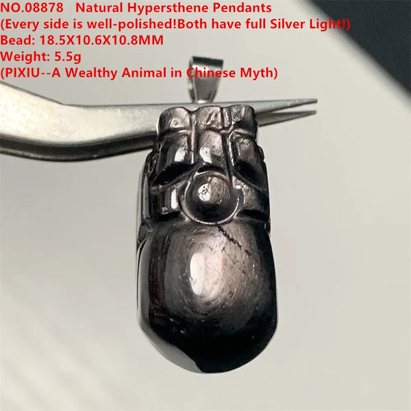 Black Hypersthene Pendant-ToShay.org