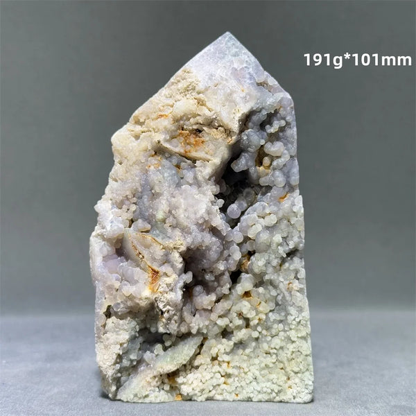 Purple Grape Agate Quartz Tower-ToShay.org