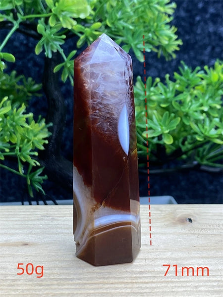 Orange Carnelian Wand-ToShay.org