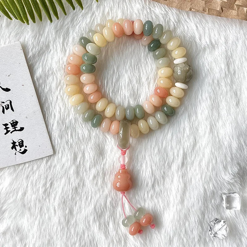 Rainbow Abacus Bodhi Beads-ToShay.org