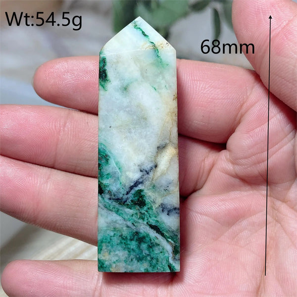 Blue Dioptase Pyrite Tower-ToShay.org